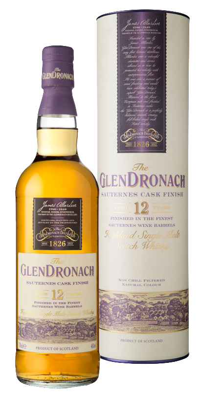 The GlenDronach Sauternes Wood Finish bottle