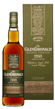 The GlenDronach 1993 Master Vintage bottle