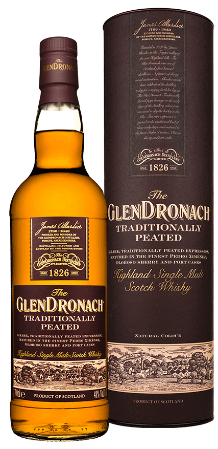 The GlenDronach Traditionally Peated bottle