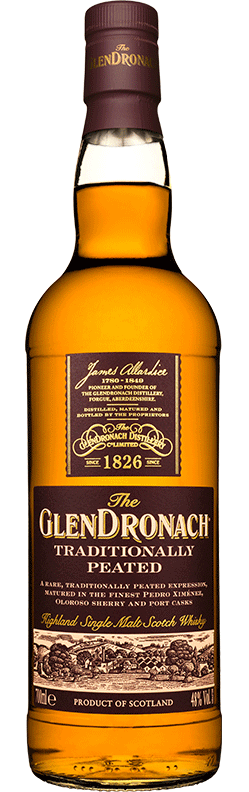 The GlenDronach Traditionally Peated bottle